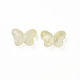 Two Tone Transparent Spray Painted Glass Beads GLAA-Q092-04-C04-2