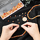 PandaHall 5 Strands Natural Carnelian Bead Strands 6mm Round Loose Beads for Jewellery Making DIY Bracelet Necklace Crafts Hole: 1mm About 14.5 inchs Long G-PH0001-58-6
