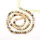 Faceted Round Natural Crazy Agate Beads Strands G-E302-064-4mm-2