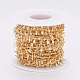 Brass Handmade Curb Chains CHC-G006-12G-4