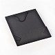 長方形のクラフト紙袋  ギフトバッグ  ショッピングバッグ  ナイロンコードハンドル付き  ブラック  40x30x10cm AJEW-L049D-01-2