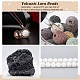 Synthetic Lava Rock Beads Strands X-G-S247-6mm-08-1-5