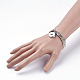 Electroplate Non-magnetic Synthetic Hematite Beads Bangles BJEW-JB03452-02-3