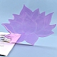 Moules en silicone de tapis de tasse de lotus X-DIY-I036-06-5