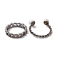 Alloy Infinity & Criss Cross &  Curb Chain Shape Finger Rings Set RJEW-D116-04B-3