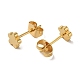Boucles d'oreilles en laiton&nbsp;EJEW-O003-01C-G-2