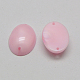 Accessori d'abbigliamento links di perla imitato acrilico ACRT-M016-6x8mm-P22-2