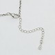 Старинное серебро латунь беременности звон шаровые подвесные ожерелья NJEW-F053-02AS-13-2
