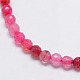 Natural Agate Round Beads Strand G-L084-4mm-02-2