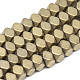 Electroplate Non-magnetic Synthetic Hematite Beads Strands G-T061-05E-1