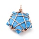 Synthetic Turquoise Pendants G-D458-07RG-07-RS-2