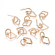 Brass Stud Earrings EJEW-F189-02G-NF-1