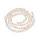 Natürliche Süßwasserzuchtperlen Perlenkette PEAR-N015-03B-3