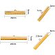 Extremos de engarzado de cinta de hierro de revestimiento rectangular IFIN-PH0023-49-2