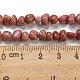 Hebras de perlas naturales de rodocrosita G-F465-52-5