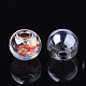 Botellas redondas hechas a mano de bolas de globo de vidrio soplado BLOW-R002-25mm-AB-2