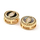 Brass Micro Pave Clear Cubic Zirconia Slide Charms KK-K342-09G-03-3