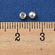 925 Sterling Silver Stopper Beads STER-I016-106A-S-3