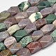 Natural Indian Agate Cuboid Bead Strands G-M258-01-1
