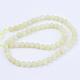 Chapelets de perles en jaspe à pois verts naturels G-Q462-10mm-40-2