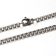 304 Stainless Steel Box Chain Necklaces NJEW-H421-2-1