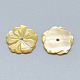 Perles de coquillage jaune SSHEL-S260-074-2