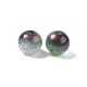 Transparent Crackle Glass Beads GLAA-P029-04-3