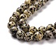 Chapelets de perles en jaspe dalmatien naturelle G-Q462-10mm-30-5