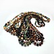 Natural & Synthetic Mixed Stone Graduated Beaded Necklaces NJEW-F113-01-1
