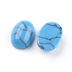 Synthetic Blue Turquoise Cabochons G-F528-29-5x7mm-2