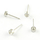 Iron Stud Earring Settings IFIN-R201-02P-1