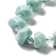 Natural Amazonite Beads Strands G-B027-A02-4