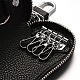 Shining Rectangle PU Leather Key Cases AJEW-M016-04-4
