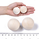 Unfinished Wood Beads X-WOOD-T014-40mm-4