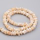 Hebras de perlas shell naturales X-BSHE-P021-03-2