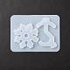 Moldes de silicona para colgante diy con forma de llave y copo de nieve DIY-F114-17-4