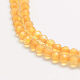 Natürlichen Citrin Perlen Stränge G-K182-2mm-15B-3