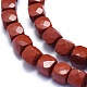 Natural Red Jasper Beads Strands G-K310-B04-3