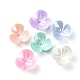 Tapas de abalorios de perlas de imitación de resina RESI-YW0001-26-3