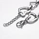 304 Stainless Steel Link Bracelets BJEW-D421-12-3