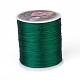 ナイロン糸  ラットテールサテンコード  濃い緑  1mm  約218.72ヤード（200m）/ロール LW-K002-1mm-257-1