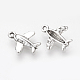 Tibetan Style Alloy Airliner Charms X-TIBE-S311-18AS-LF-2