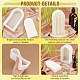 Half Oval DIY Candle Food Grade Silicone Molds DIY-WH0302-23-3