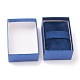 Boîtes à bijoux rectangle anneau de velours VBOX-G005-01B-4