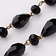 Handmade Glass Beads Chains X-AJEW-JB00226-02-1