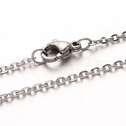 Ожерелья из нержавеющей стали 304 NJEW-M124-02P