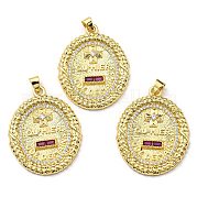 Латунь с подвесками из фианита KK-K341-34G