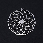 Не тускнеющие филигранные подвески из нержавеющей стали 201 STAS-T049-T693-1