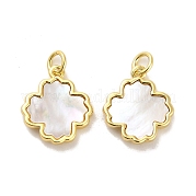 Латунные подвески из ракушек KK-K365-08E-G