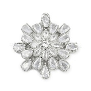 Кубический цирконий из латуни со стеклянными подвесками KK-Q026-16P